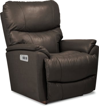 trouper power rocking recliner w/ headrest and lumbar