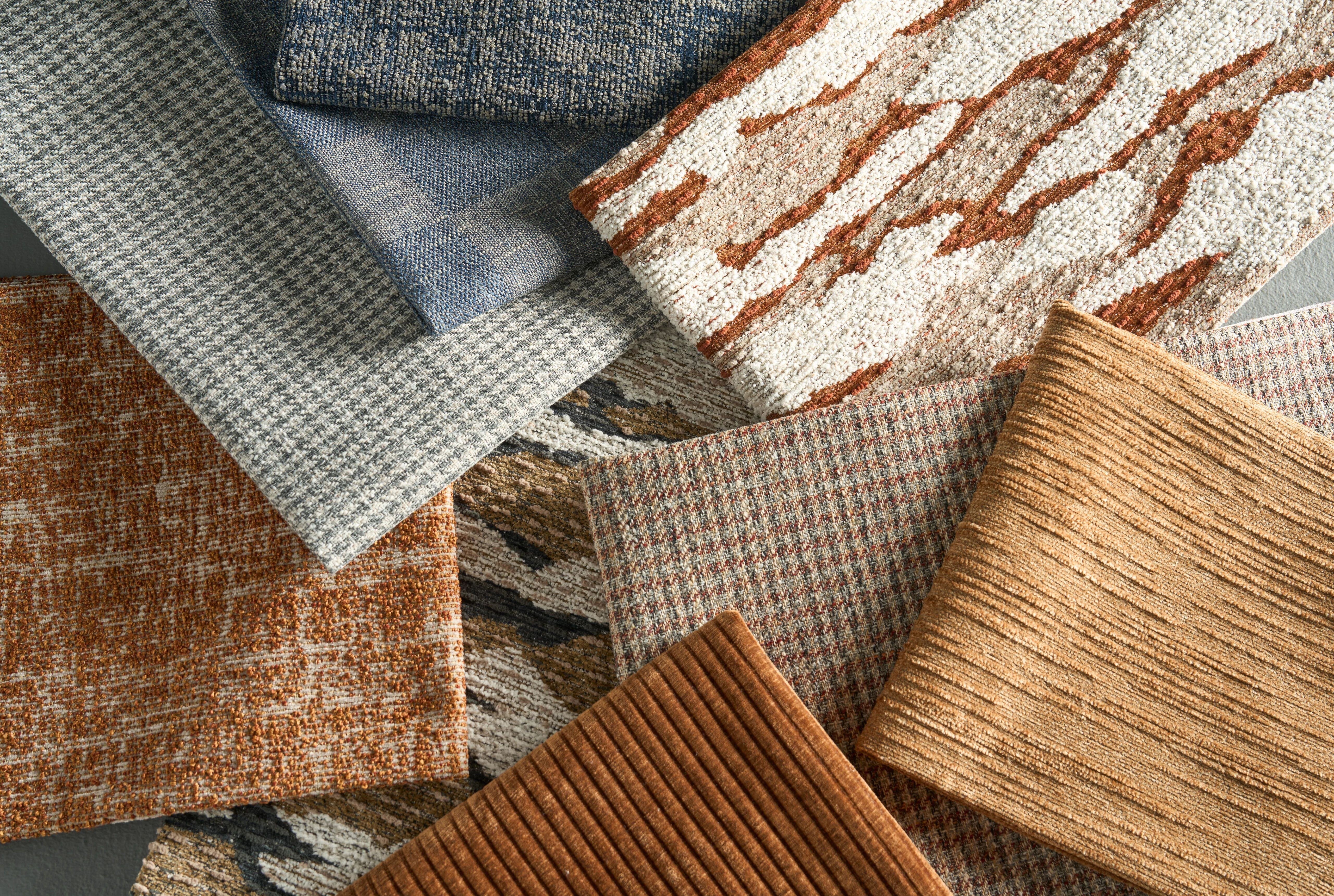 cut the new upholstery fabric
