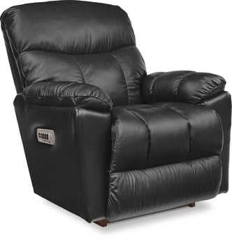 morrison power rocking recliner w/ headrest & lumbar