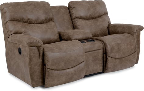 james reclining loveseat w/ console