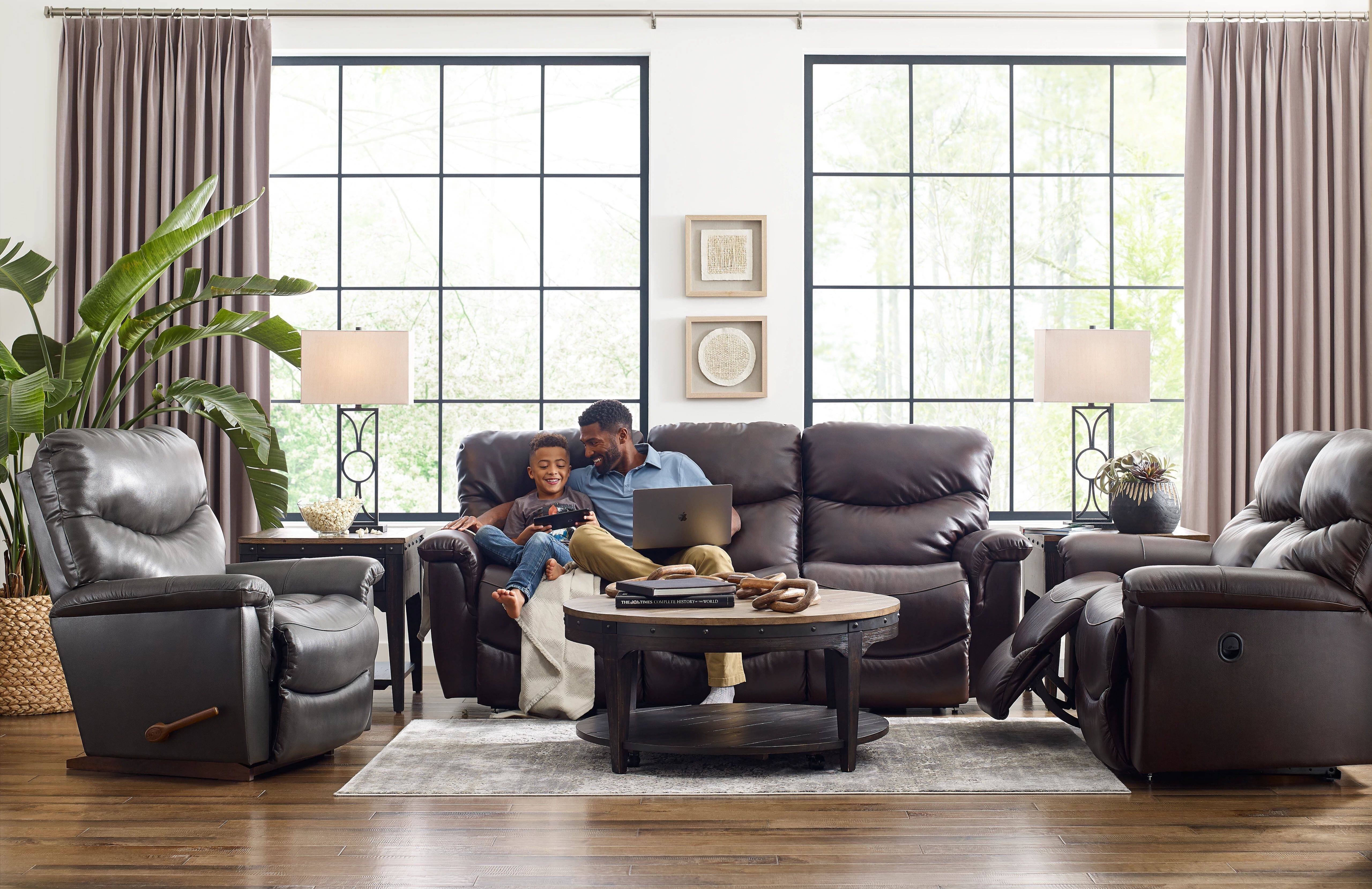 does the james reclining sofa come with a warranty?