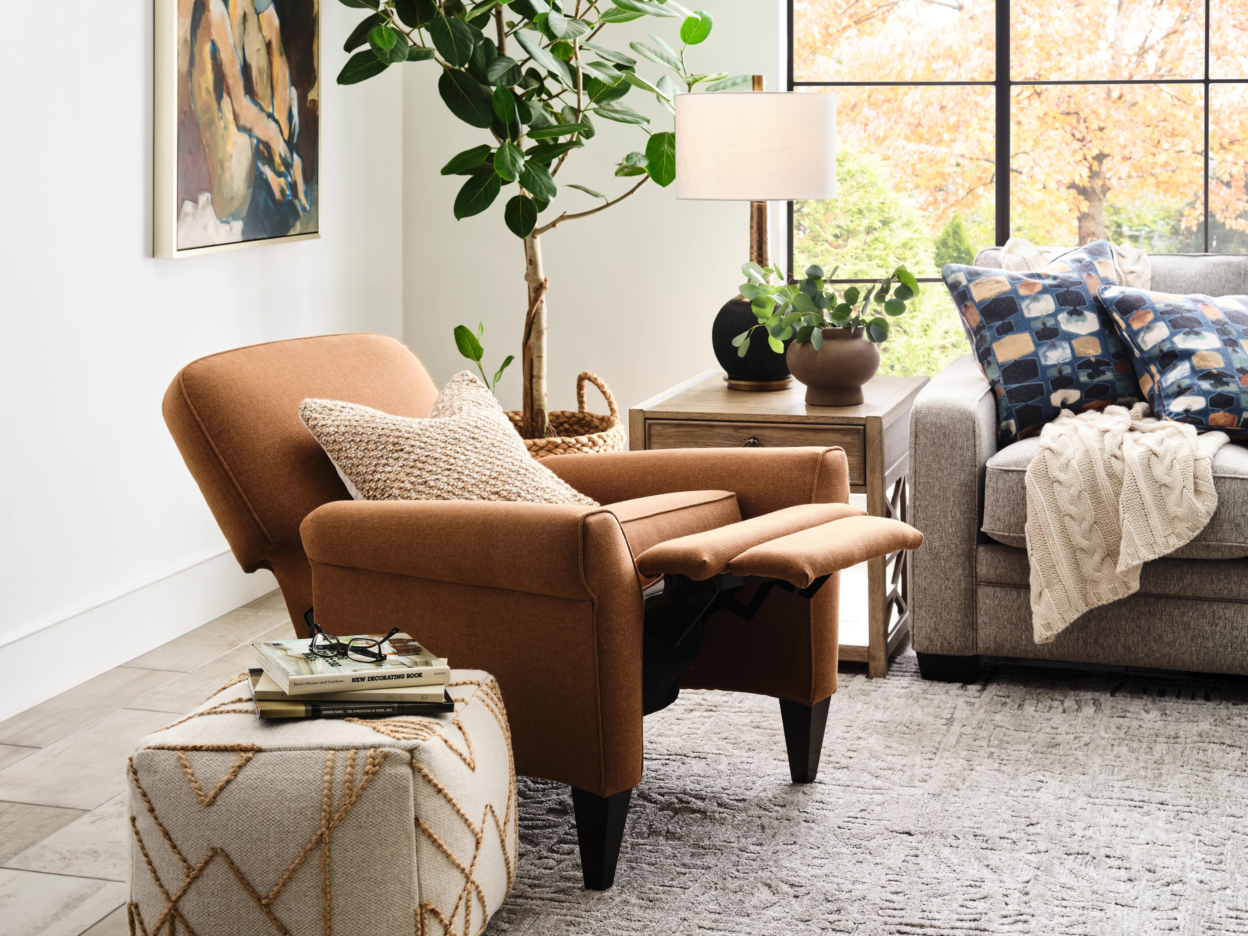 unique features of the haven high leg reclining chair