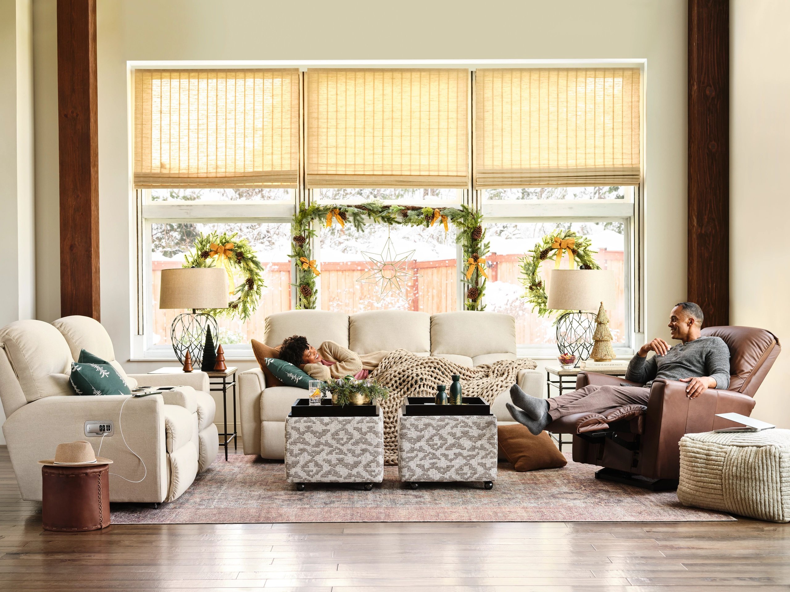 How to Arrange a Sofa and a Loveseat In a Small Living Room