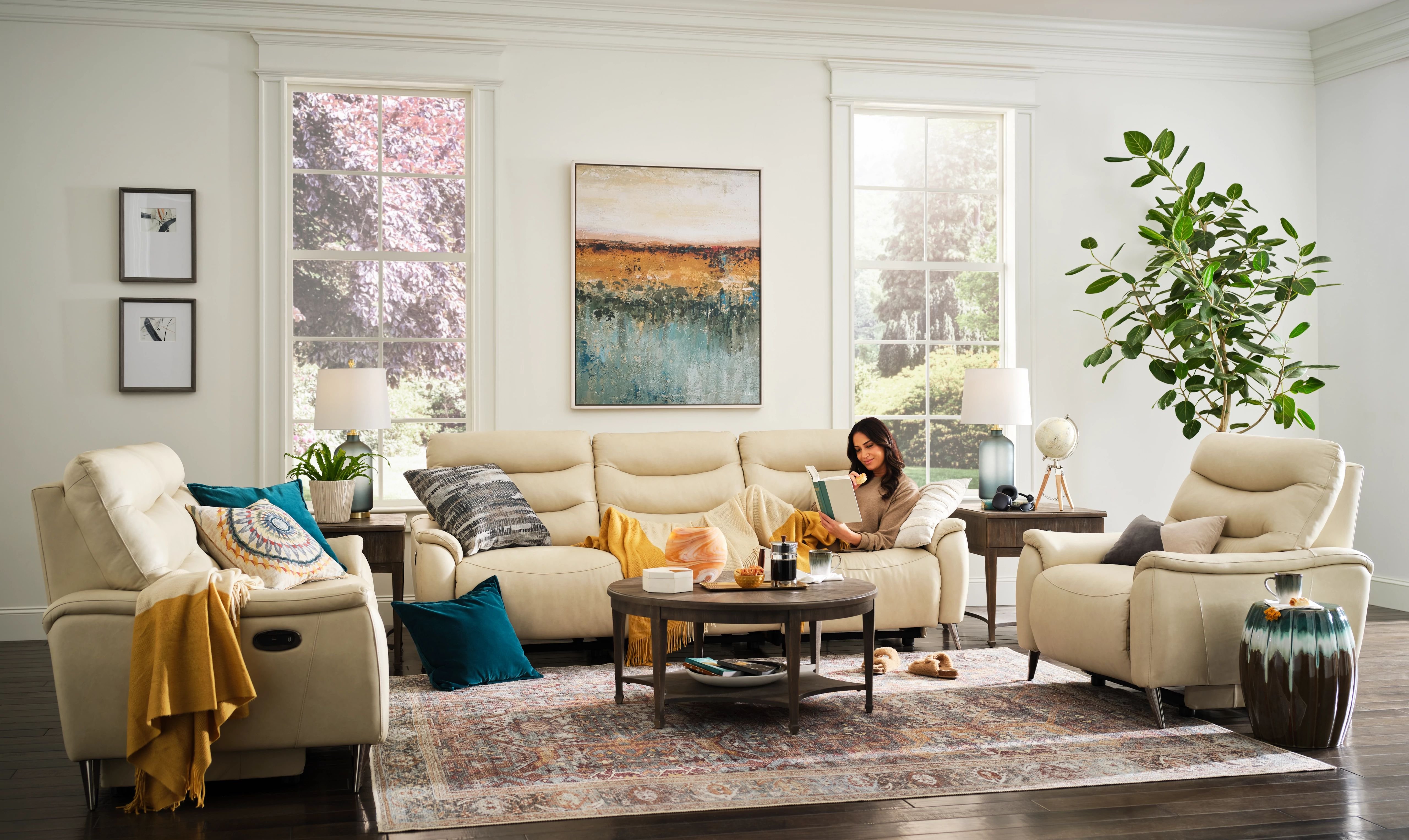 perfecting rug placement in your living room