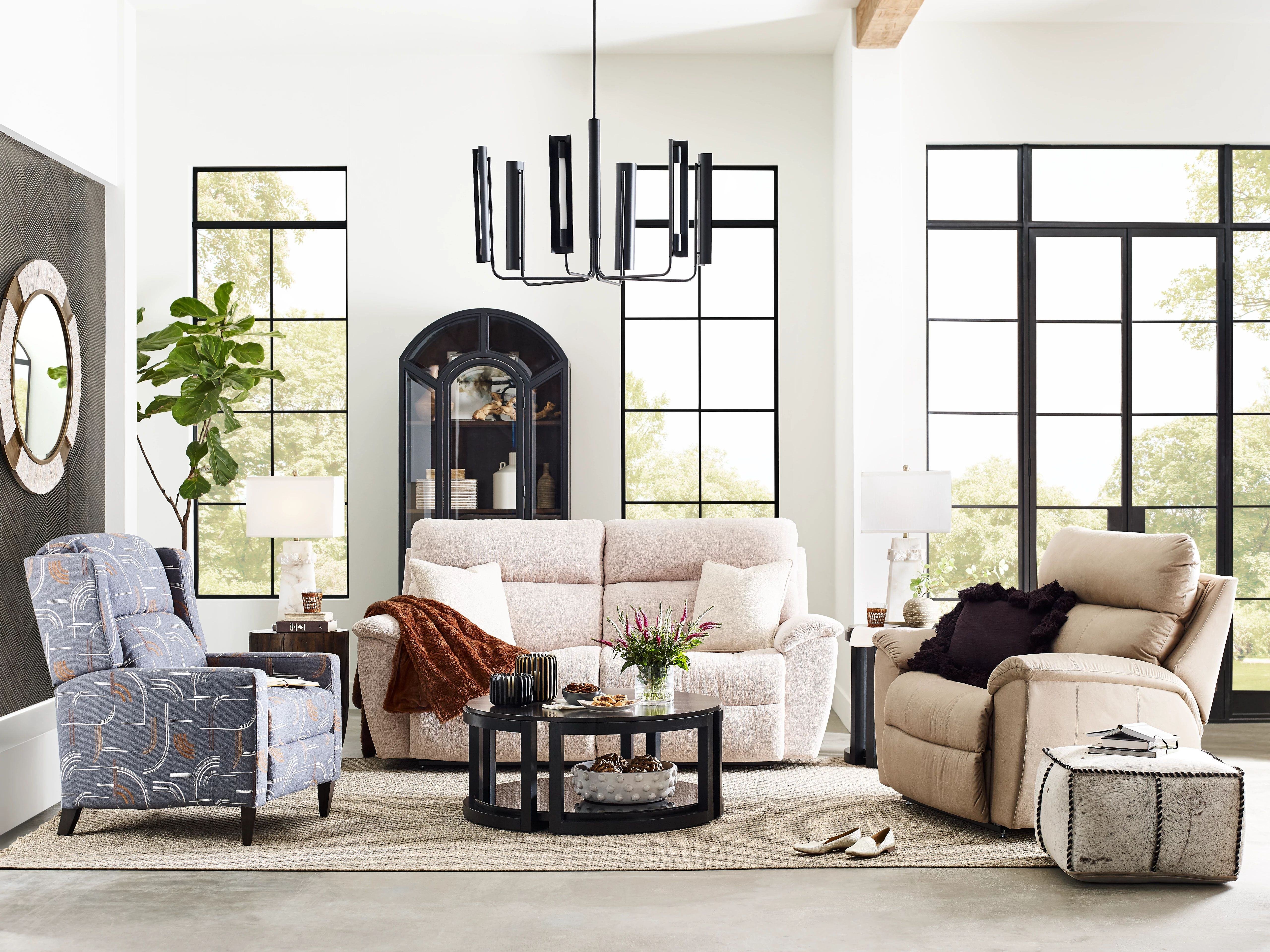 key features of a chair and a half recliner