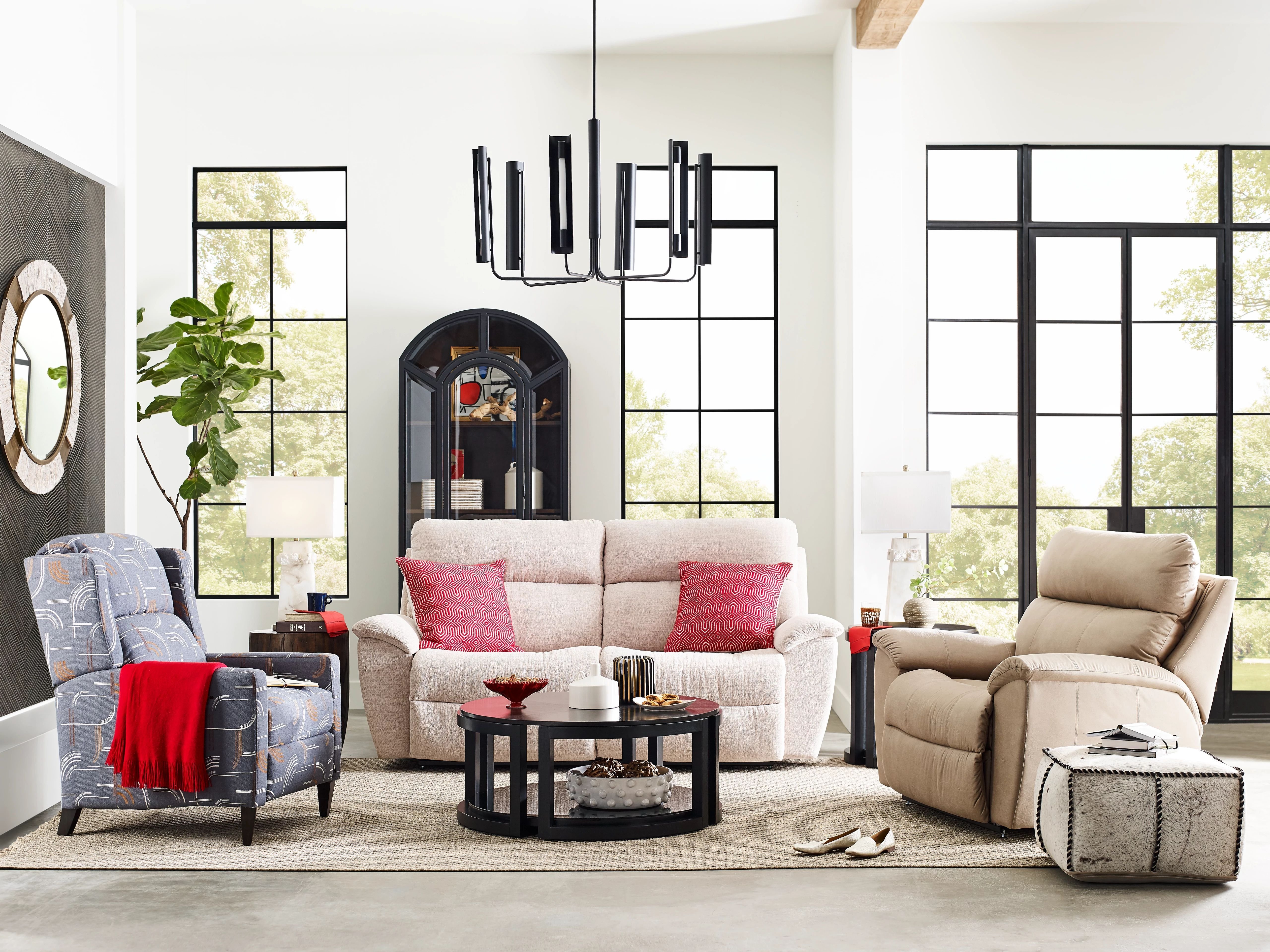 how to match accent chairs with a sofa