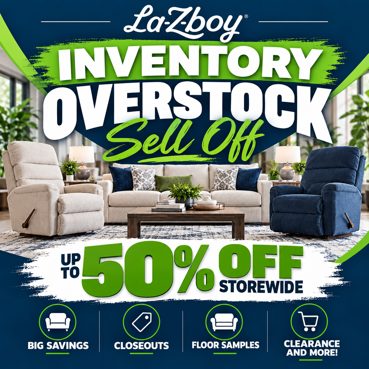 La-Z-Boy Overstock Sell-Off Ad