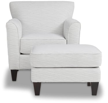 allegra chair with ottoman