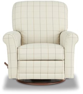 front view of the addison gliding recliner