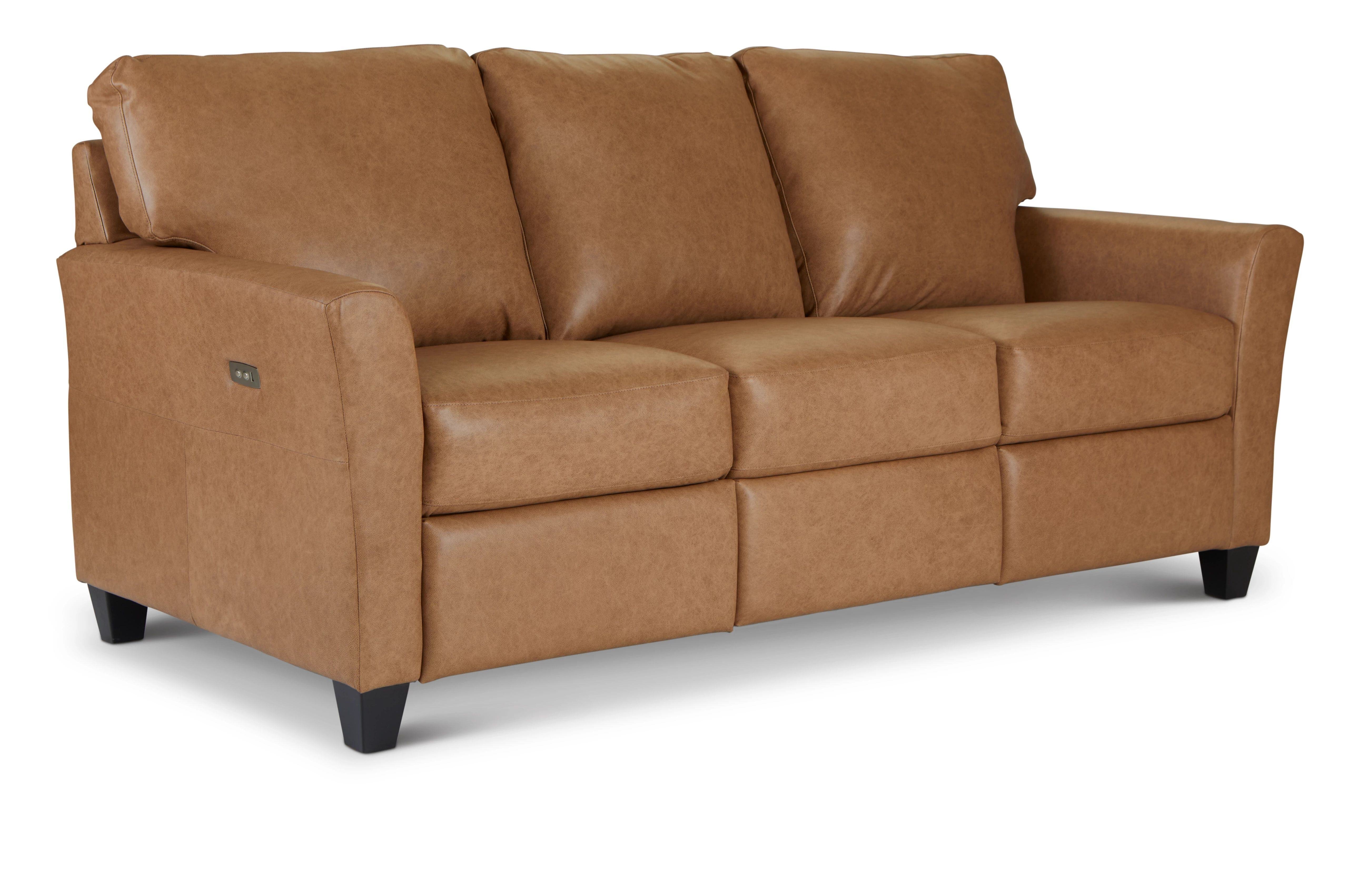 leather roscoe duo reclining sofa
