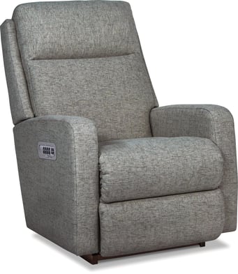 finley power rocking recliner w/ headrest & lumbar