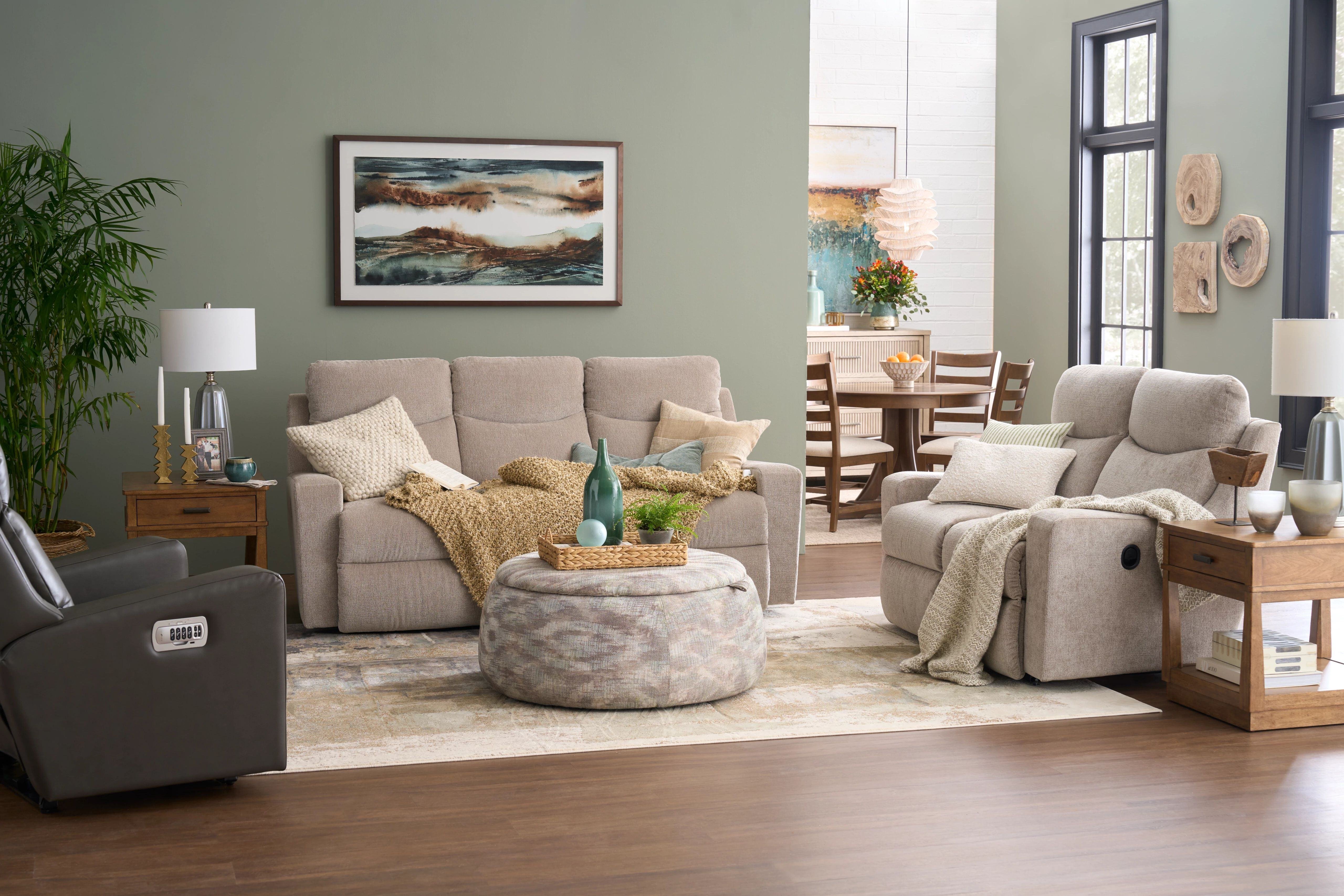 emmons reclining sofa unique features