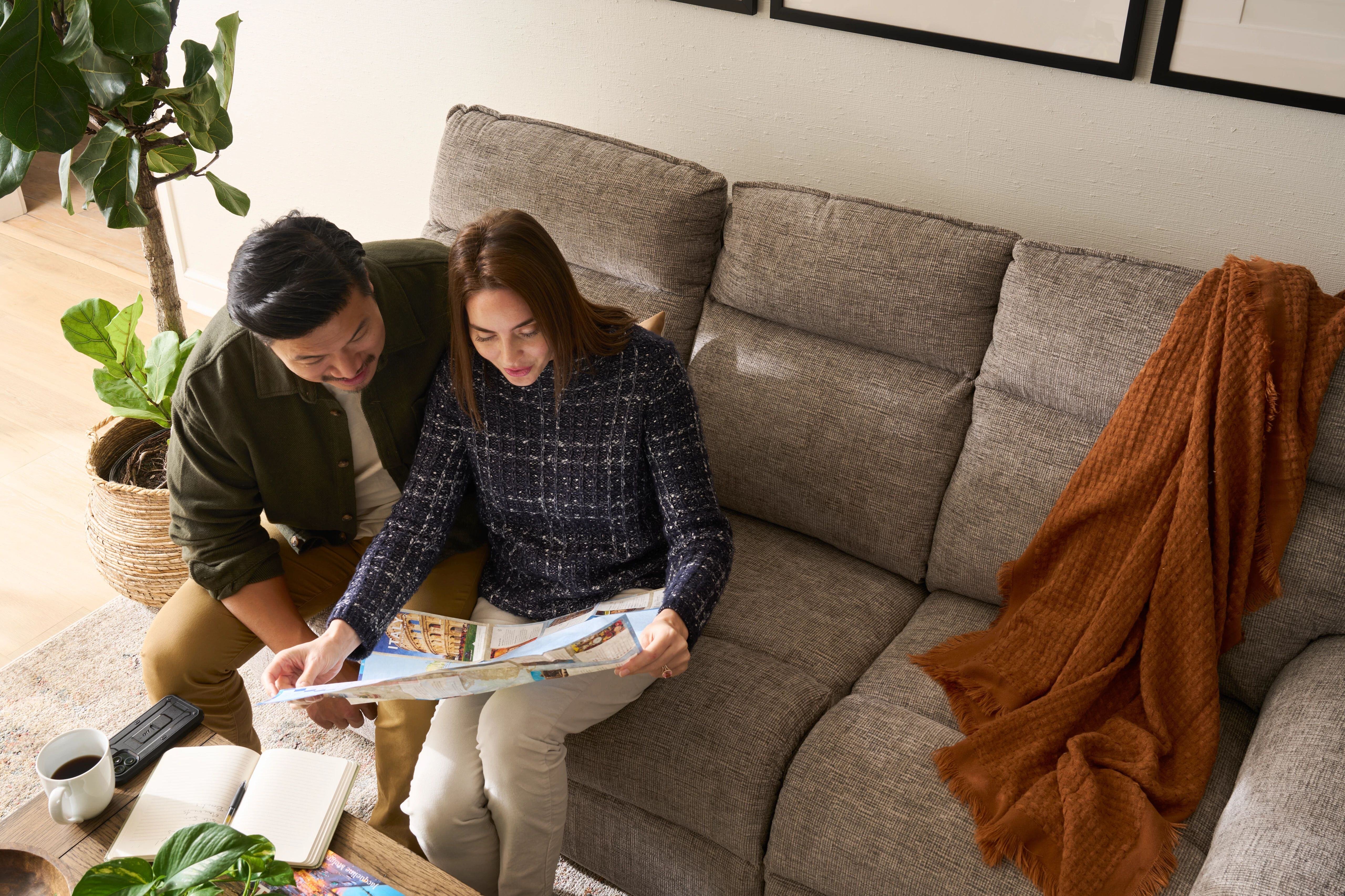 jay reclining sofa options and upgrades