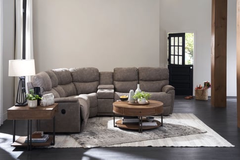 trouper sectional w/ console