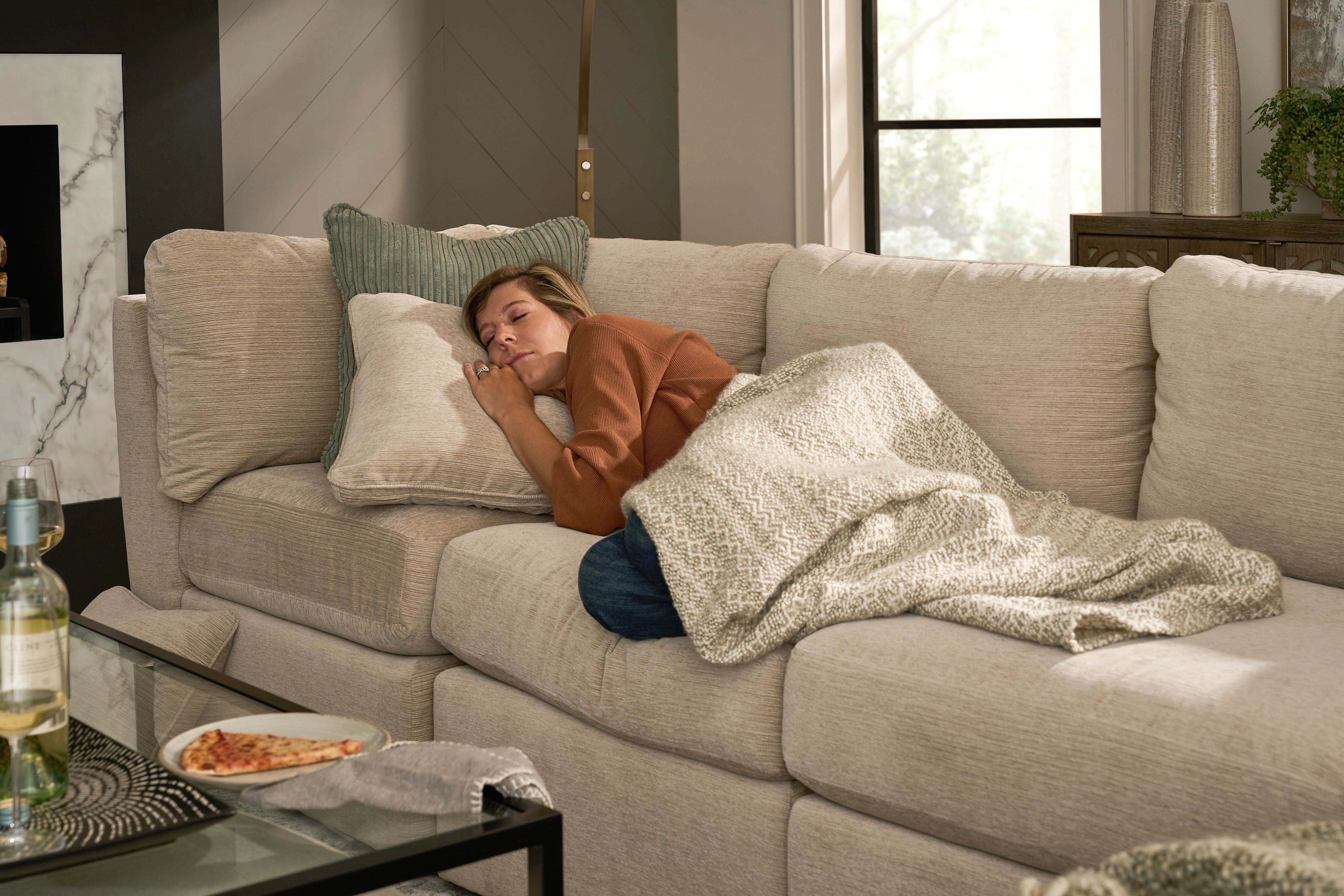 how to arrange pillows on a sectional sofa