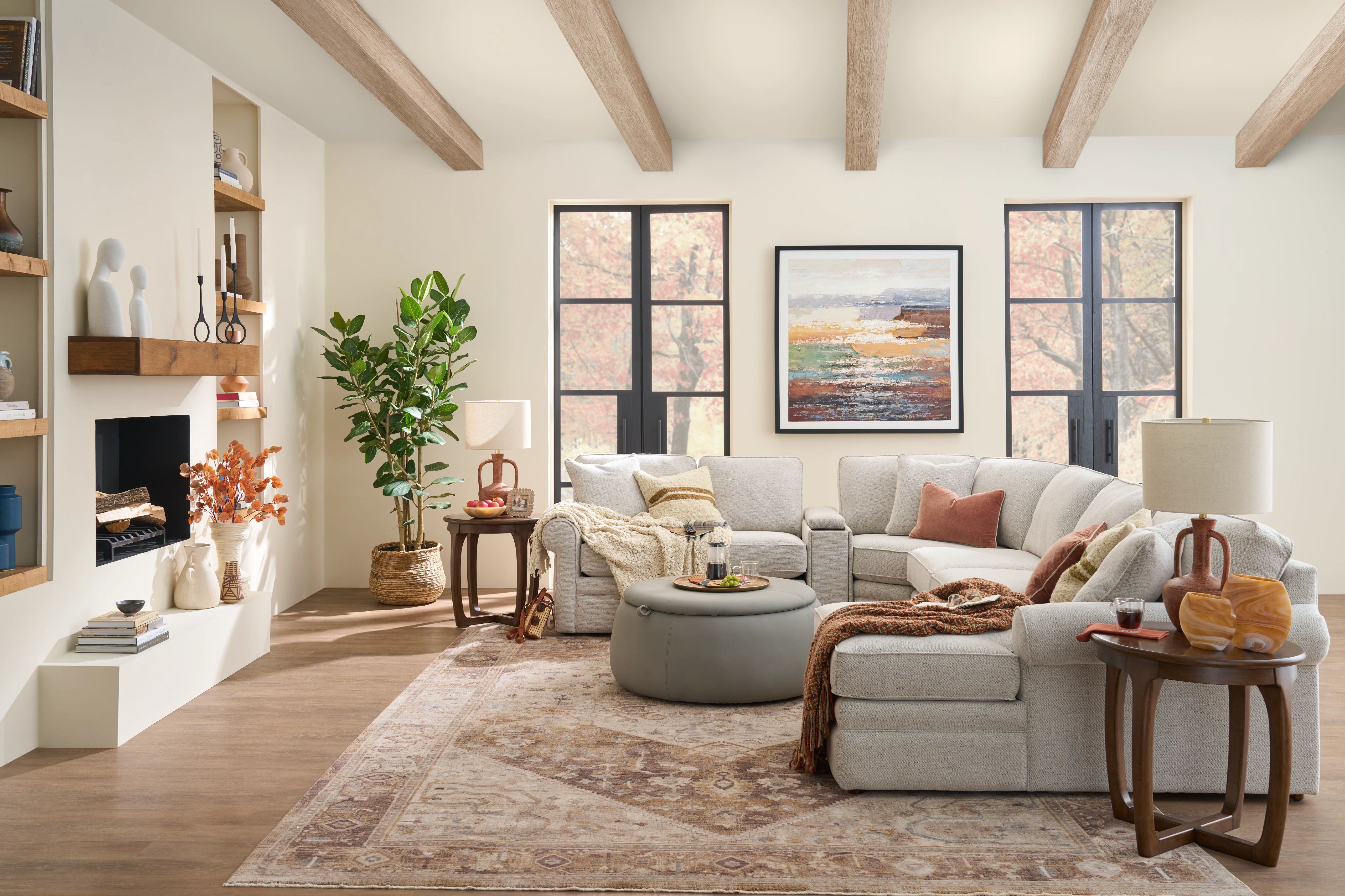 think of entryways and pathways