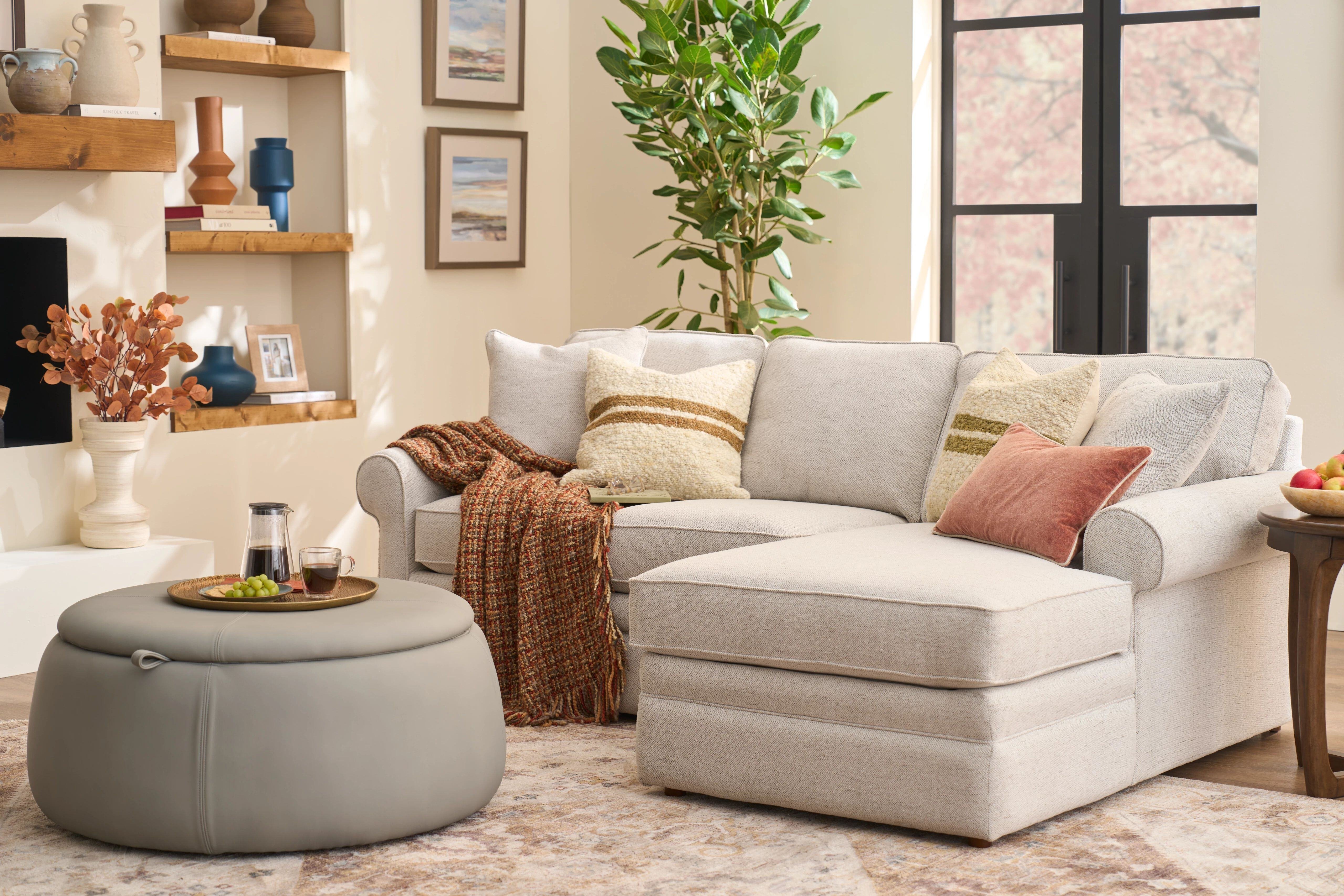 low profile sectional