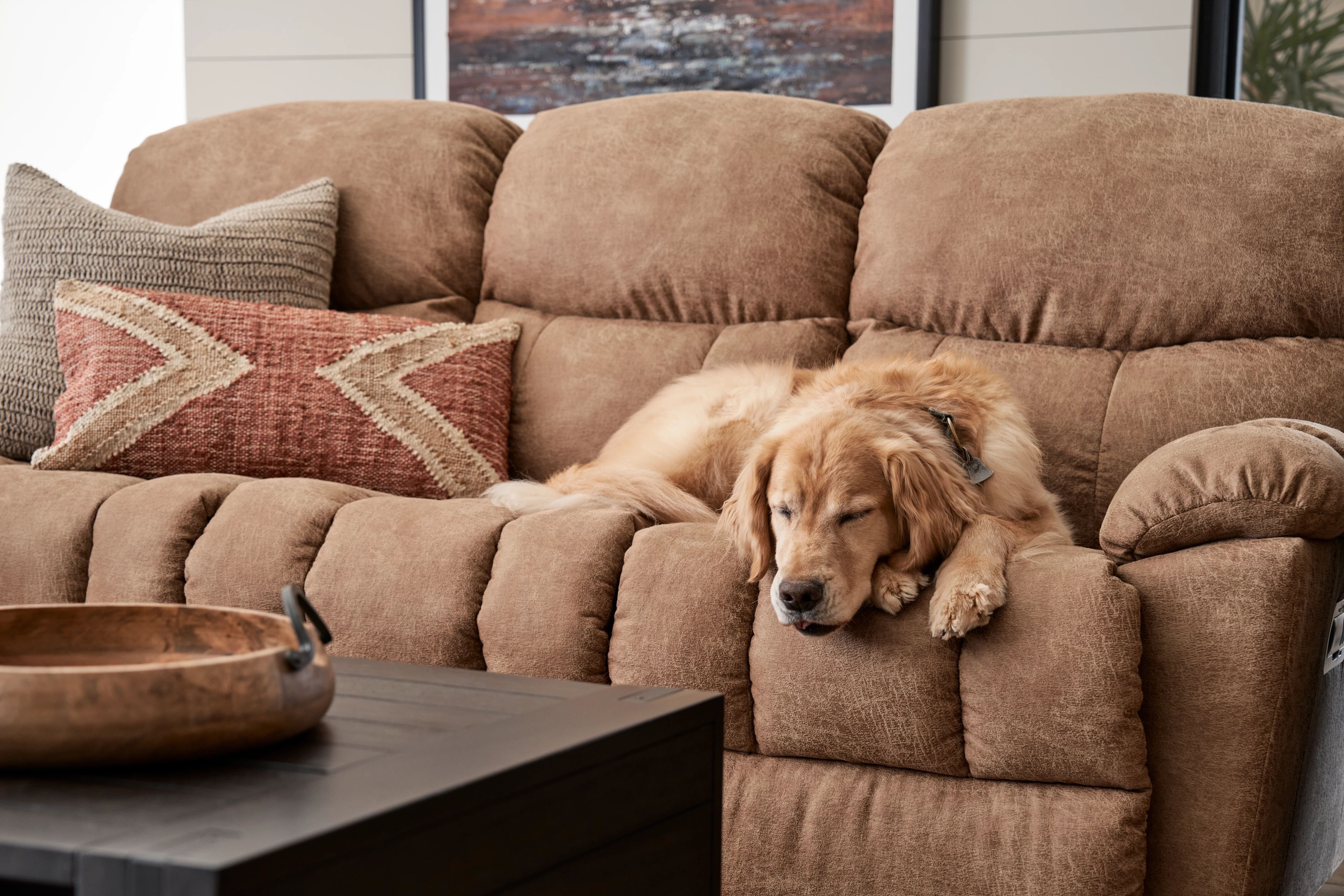 morrison reclining sofa options and upgrades