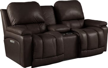 brooks reclining loveseat with console 