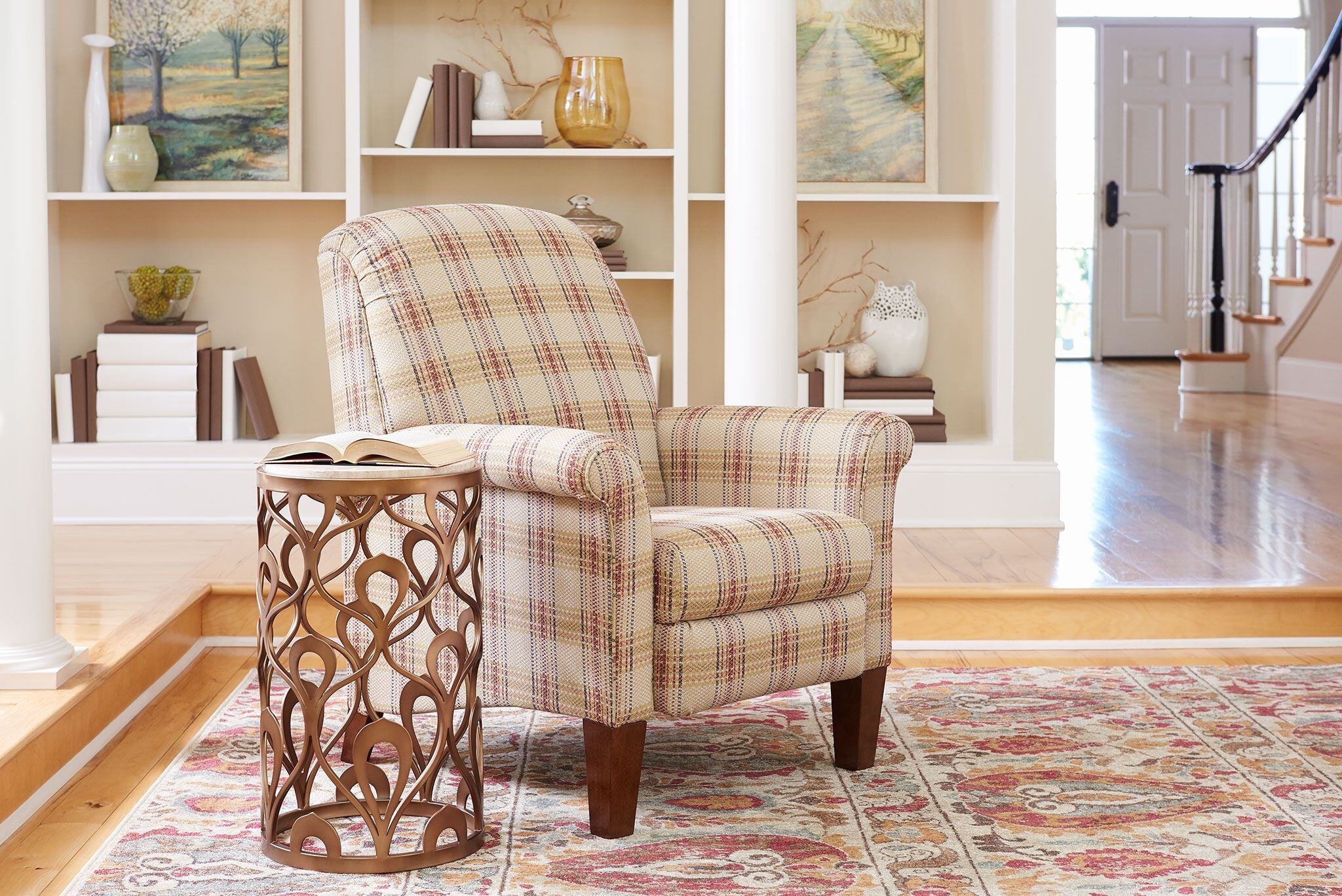 unique features of the fletcher high leg reclining chair