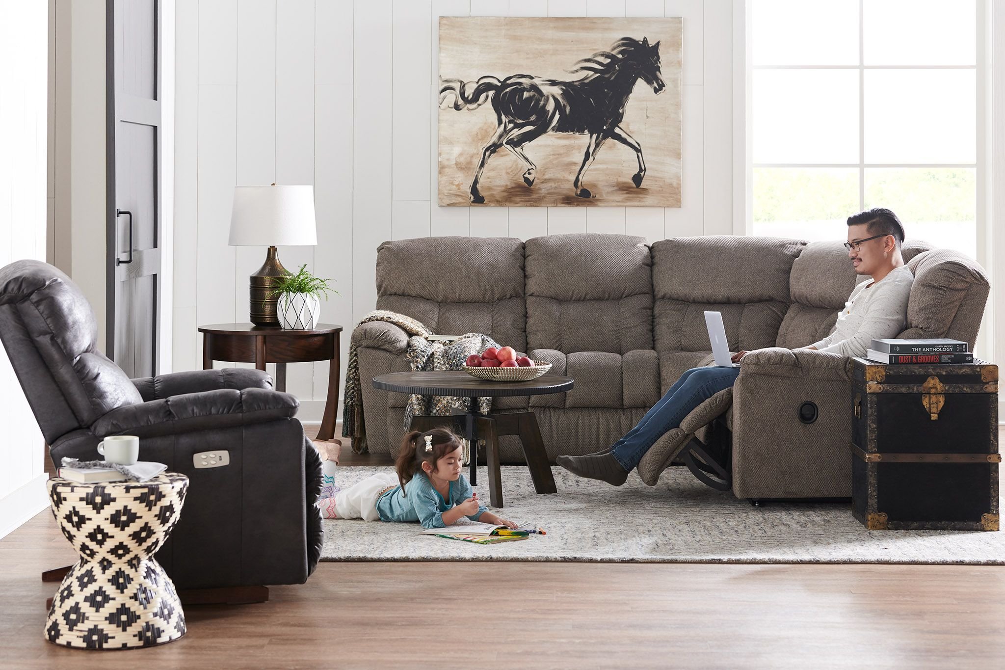don't be afraid to experiment with furniture