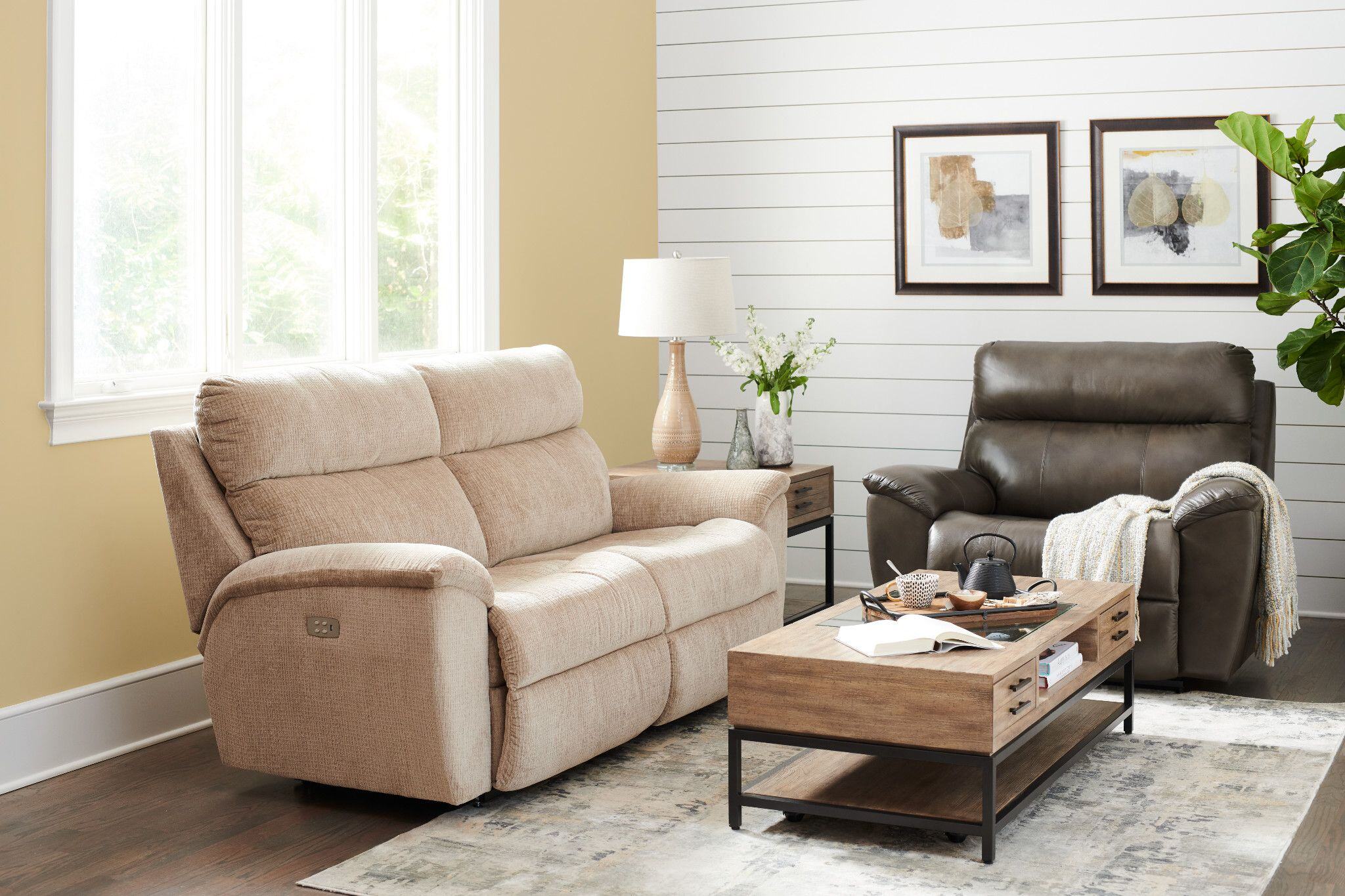 roman reclining sofa options and upgrades
