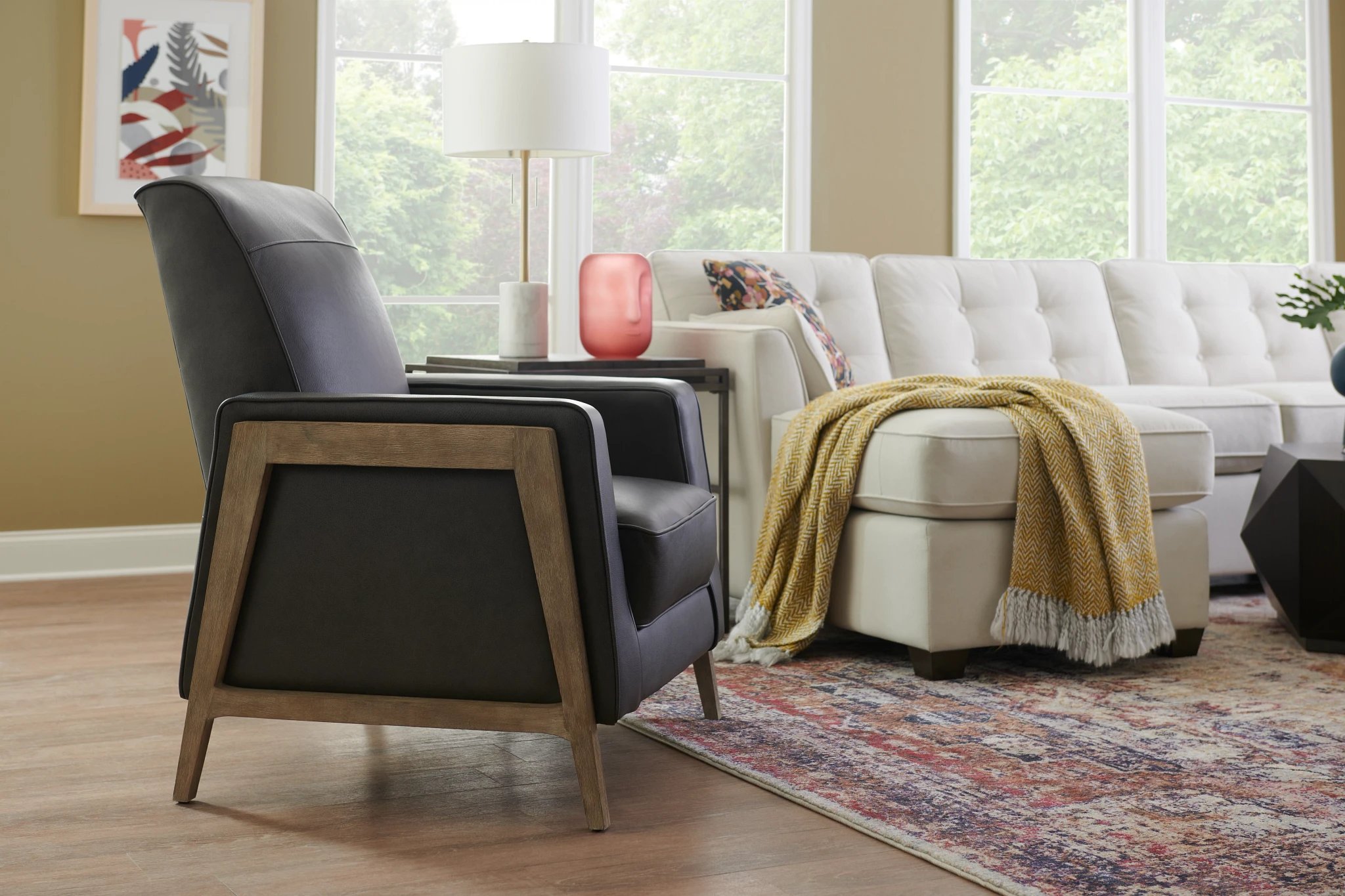 la-z-boy dillon chair in living room