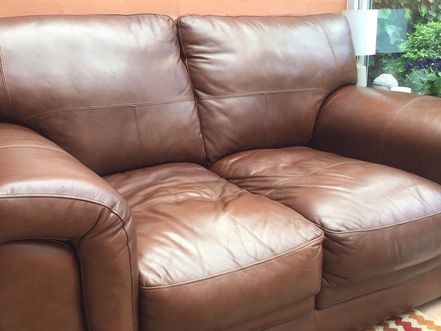 leather sofa color fading