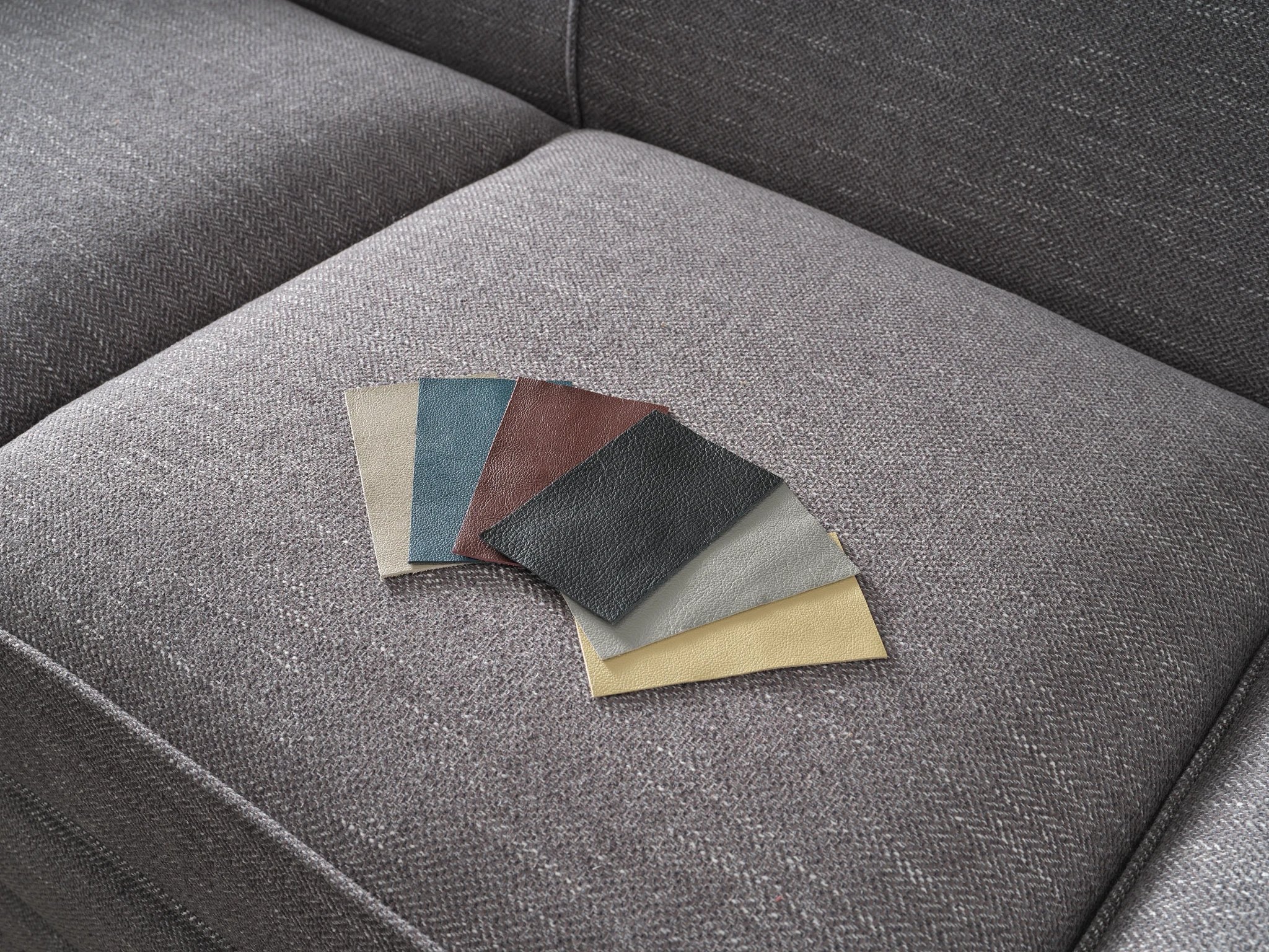 leather swatches at la-z-boy