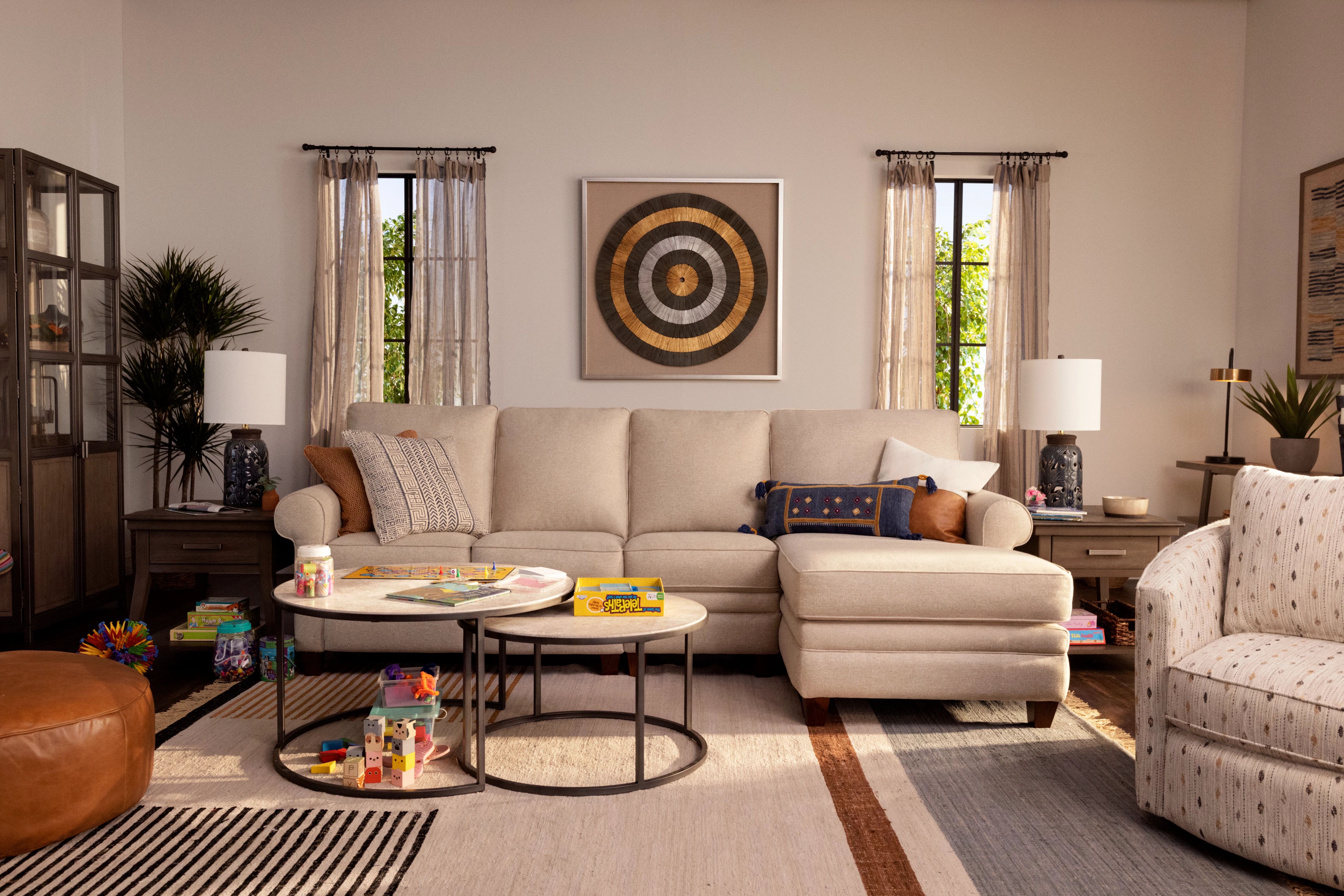 colby sectional at la-z-boy south texas